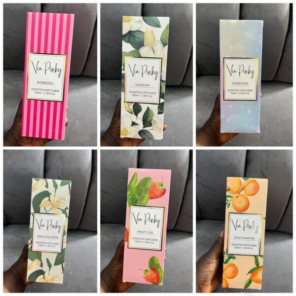 Via pinky scented diffusers