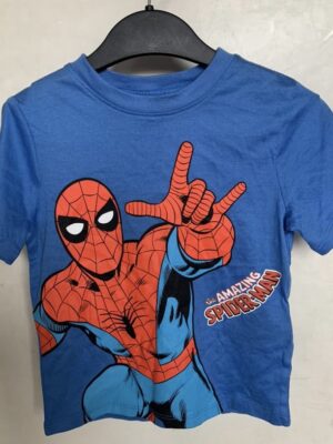 H&M boys t-shirt with spider details kids light blue