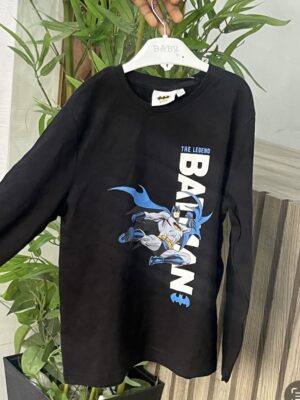 Primark black batman long sleeve t-shirt boy kids