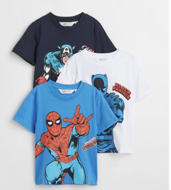 H&M boys shirt with spider details kids white - Image 2
