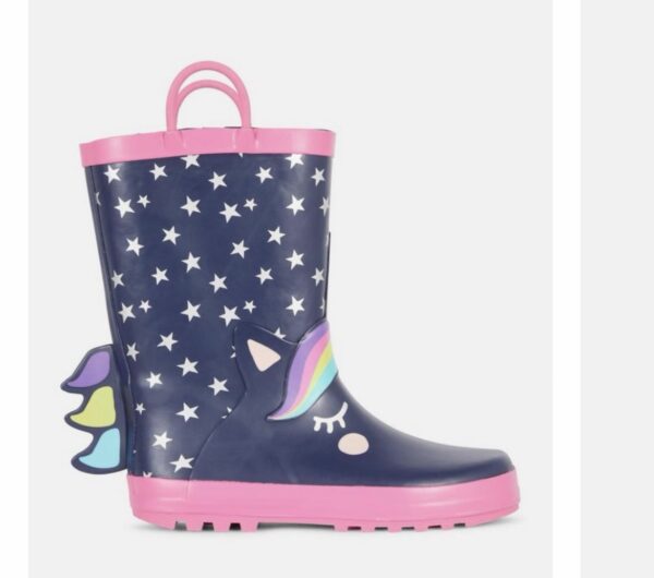 Primark unicorn boots in multi colour girl kids