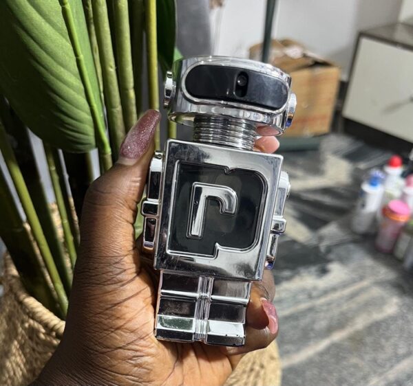 phantom edp 50ml silver & black bottle (unboxed)
