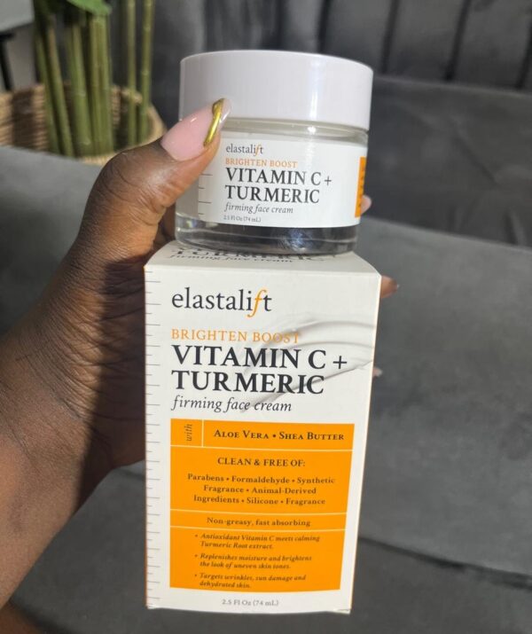 Elastalift vitamin c + turmeric firming face cream 74ml