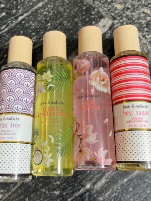 Love & nature body mist with essential oils