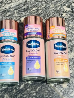 Vaseline glutaglos serum deodorant 3% niacinamide + vitamin E