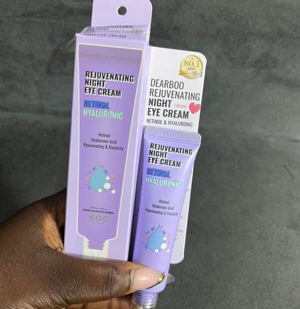Dear boo rejuvenating night eye cream ( retinol hyaluronic acid)