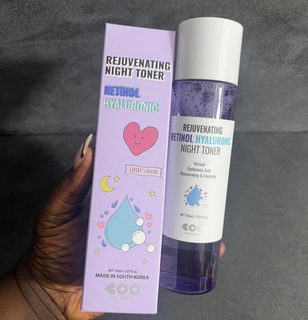 Dear boo rejuvenating retinol/hyaluronic night toner