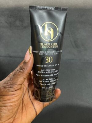 Black girl sunscreen spf 30