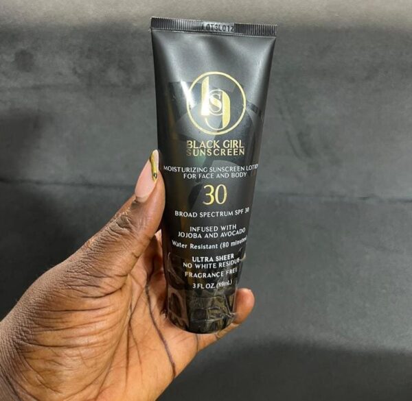 Black girl sunscreen spf 30