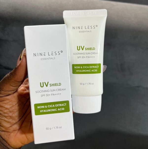 Nine less uv shield soothing sun cream spf 50