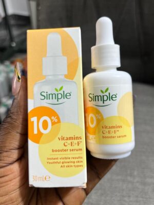 Simple 10% vitamins C+E+F booster serum