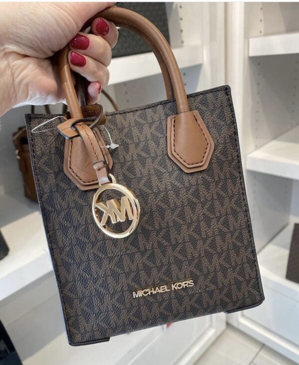 Michael kors cute mini logo bag in monogram brown
