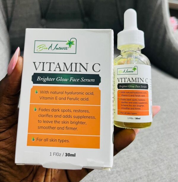Bio nature  vitamin c brighter glow face serum