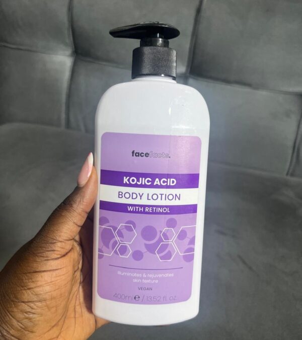 Face facts Kojic Acid body lotion  with retinol