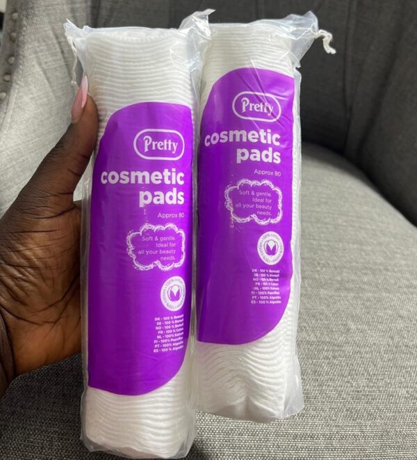 Pretty cosmetic cotton pads