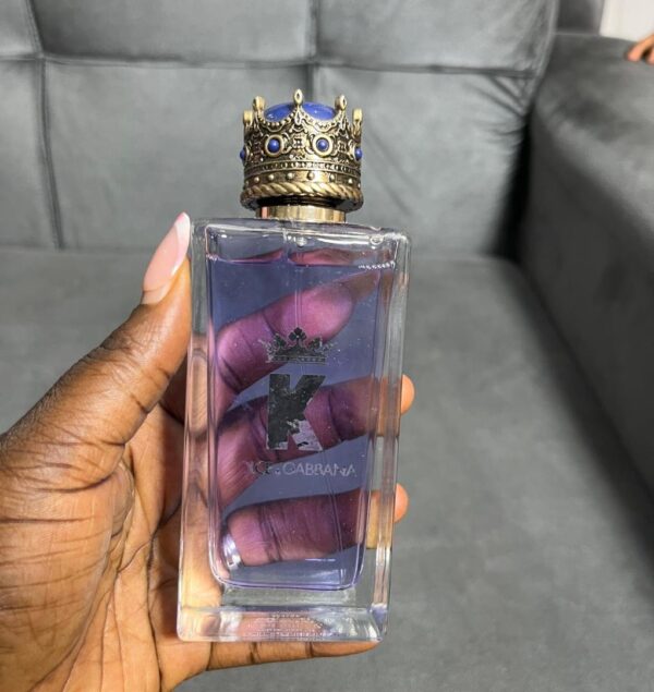 Dolce & Gabbana king  edt  100ml (unboxed) light blue gold head
