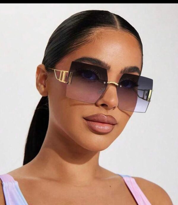 Shein classy metal alloy sunglasses