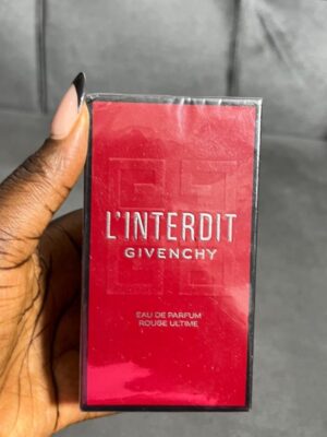 L’Interdit Givenchy eau de parfum rouge  ( boxed perfume) red pack