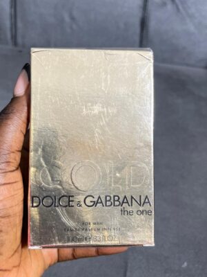 Dolce & Gabbanna the one for men 100ml gold pack boxed perfume