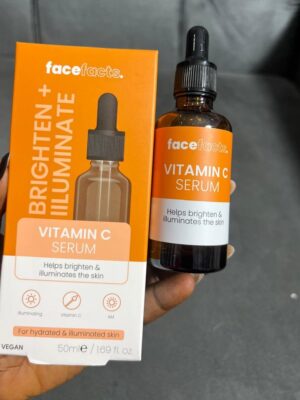 Face facts brighten + illuminate vitamin c serum