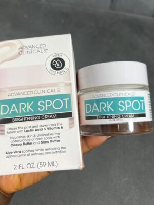 Advanced clinicals dark spot brightening cream