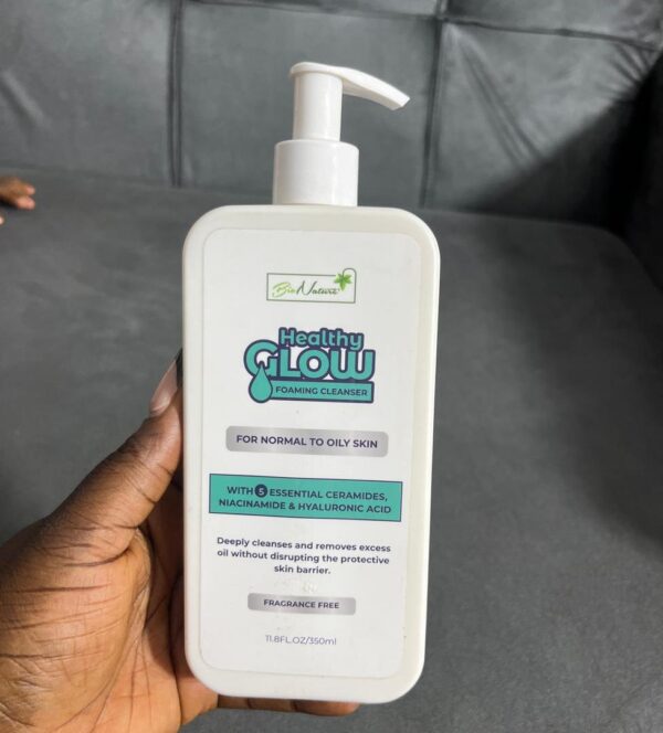 Bio nature healthy glow foaming cleanser 350ml