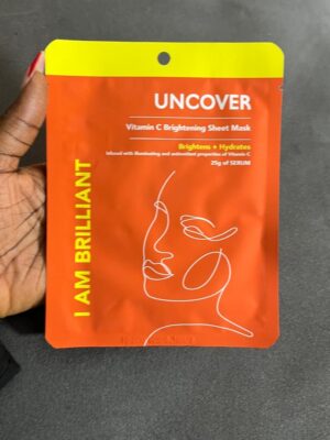 Uncover vitamin c on brightening sheet mask