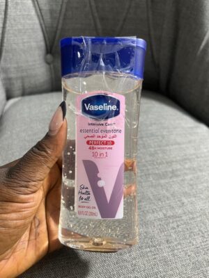 Vaseline essential even tone 10 in 1 200ml blue cap dubai pink base