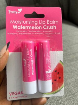 Pretty moisturising lip balm watermelon crush