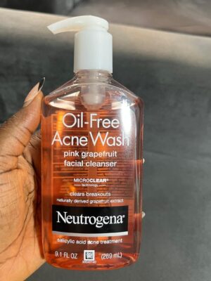 Neutrogena  acne wash pink grapefruit facial cleanser
