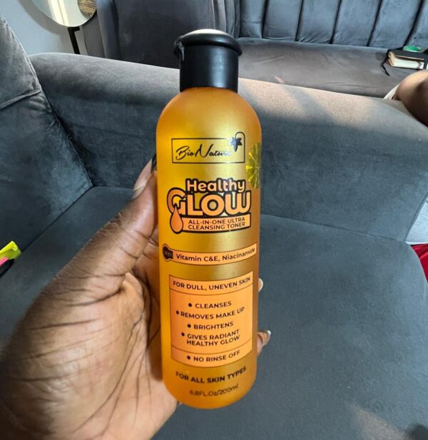 Bio nature healthy glow vitamin c & e niacinamide cleansing toner