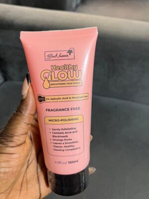 Bio nature healthy glow brightening face scrub 2% salicylic acid & niacinamide