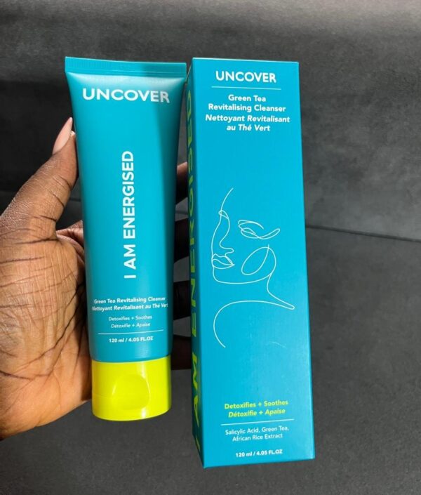 Uncover green tea revitalising cleanser 120ml