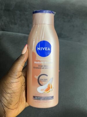 Nivea radiant & beauty 95% pure vitamin c even glow body lotion