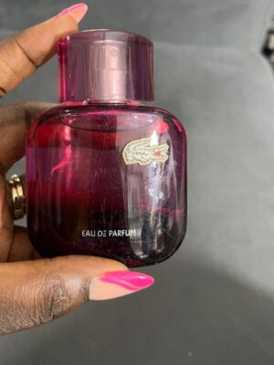 Lacoste eau de parfum 45ml  dark pink bottle  (unboxed)