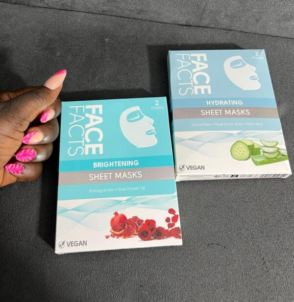 Face fact  hydration brightening sheet mask
