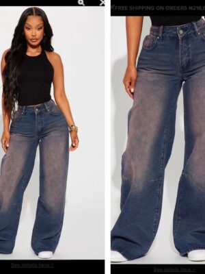 Fashionnova someone’s baggy delight jeans denim purple
