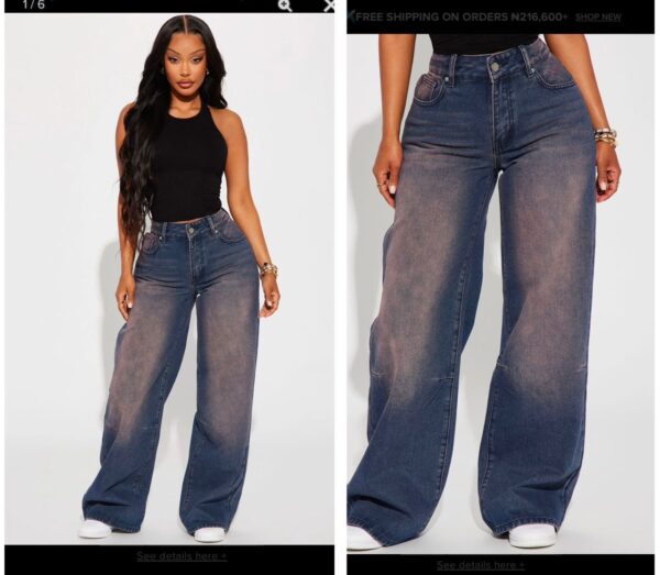 Fashionnova someone’s baggy delight jeans denim purple