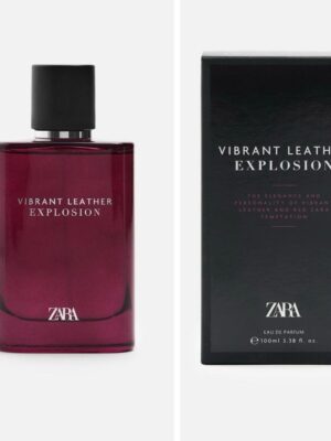 Zara vibrant leather  explosion edp 100ml perfume