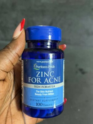 Puritans pride zinc for Acne 100 tablets