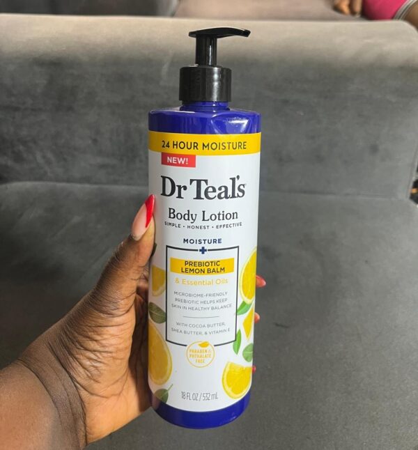 Dr teals prebiotic lemon balm body lotion 532ml