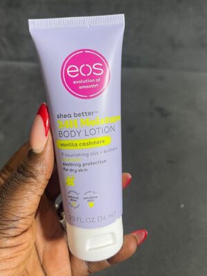 Eos 24H moisture tube vanilla cashmere body lotion 74ml