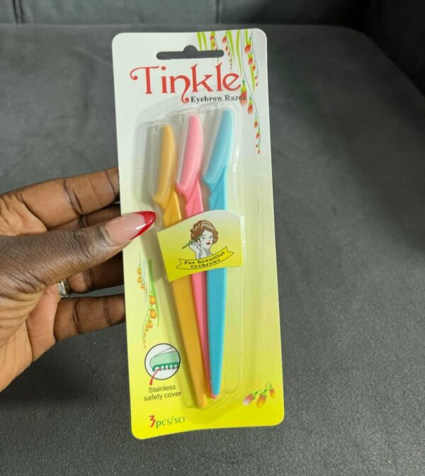 Tinkle eye brow razor 3pcs/set