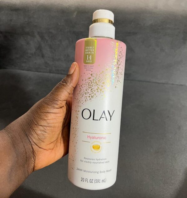Olay hyaluronic 24hr moisturizing body wash 591ml