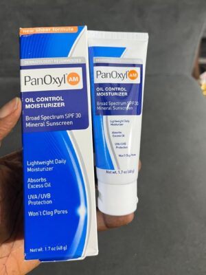 Panoxyl oil control moisturizer spf 30 mineral sunscreen AM