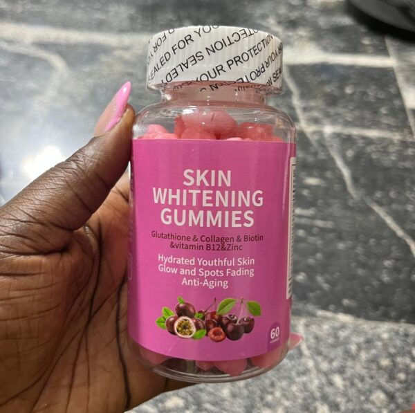 Skin whitening gummies (pink pack)