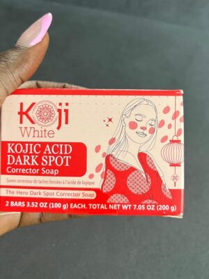 Koji white kojic acid dark spot corrector soap 200g