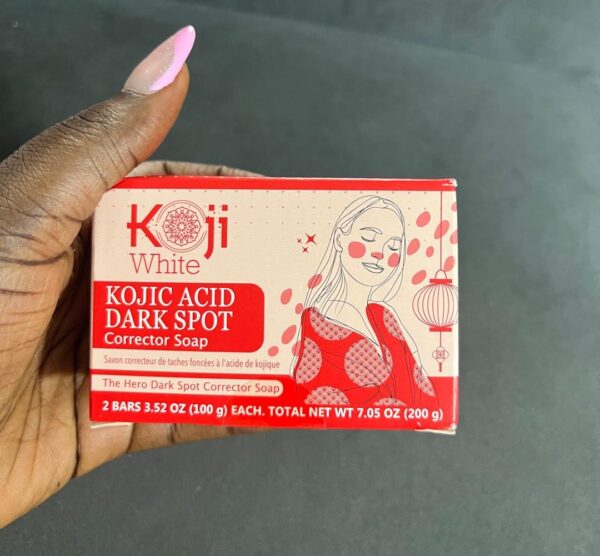 Koji white kojic acid dark spot corrector soap 200g