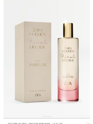 Zara golden floral decade 80ml edp perfume