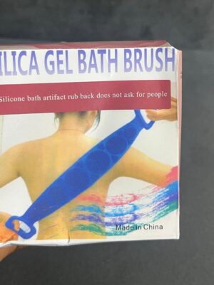 Silica long scrub  gel bath brush sponge
